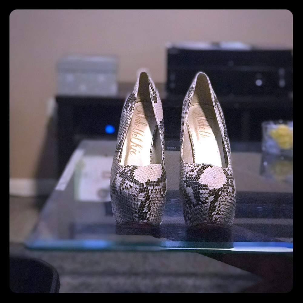 Snake Print Stilettos